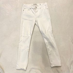 White Lolita crop Lucky Brand jeans